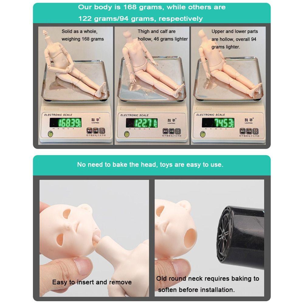 Поддержка разборки Высота 30 см 1/6 BJD Кукла Тело Белая кожа 22 подвижных сустава Тело куклы Mjd 1/6 Тело фигурки для GSC