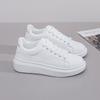 Маленькие белые туфли женские пары модель студент корейская версия 2024 весна и осень женская обувь увеличивающая рост спортивная обувь толстая подошва обувь fe