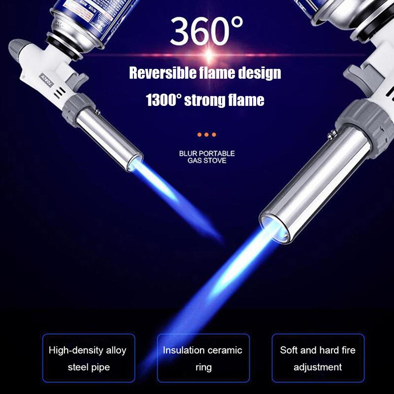 1 шт. Сварочная газовая горелка, газовая горелка, газовый пистолет, паяльная лампа, пайка, бутан, автоподжиг, газовая горелка, зажигалка, отопление
