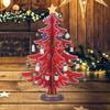 Christmas Tree Decoration DIY Wooden Creative Festival Gift with Star Xmas Table Desk