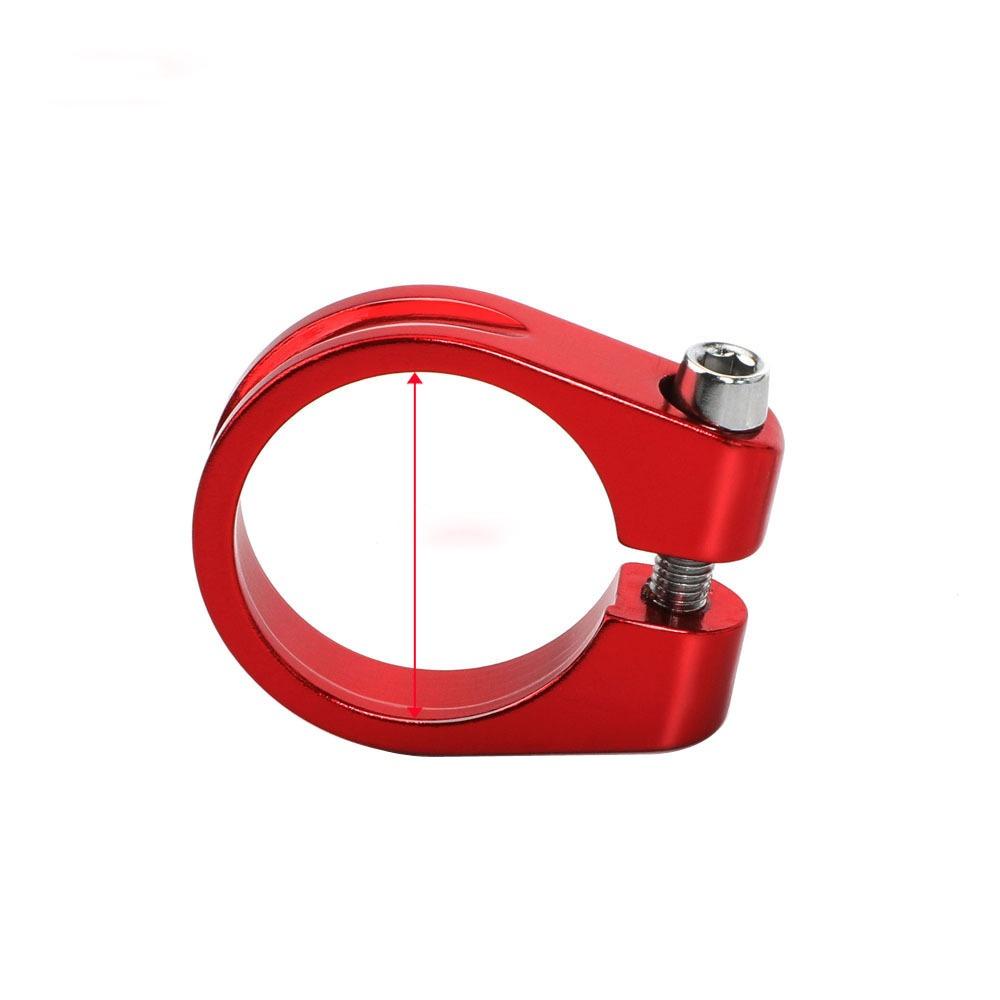 28.6/31.8/34.9mm Bike Seatpost Clamp Aluminum Zinc Zinc Alloy Bicycle Sitting Rod Clamp for Mountain Bike