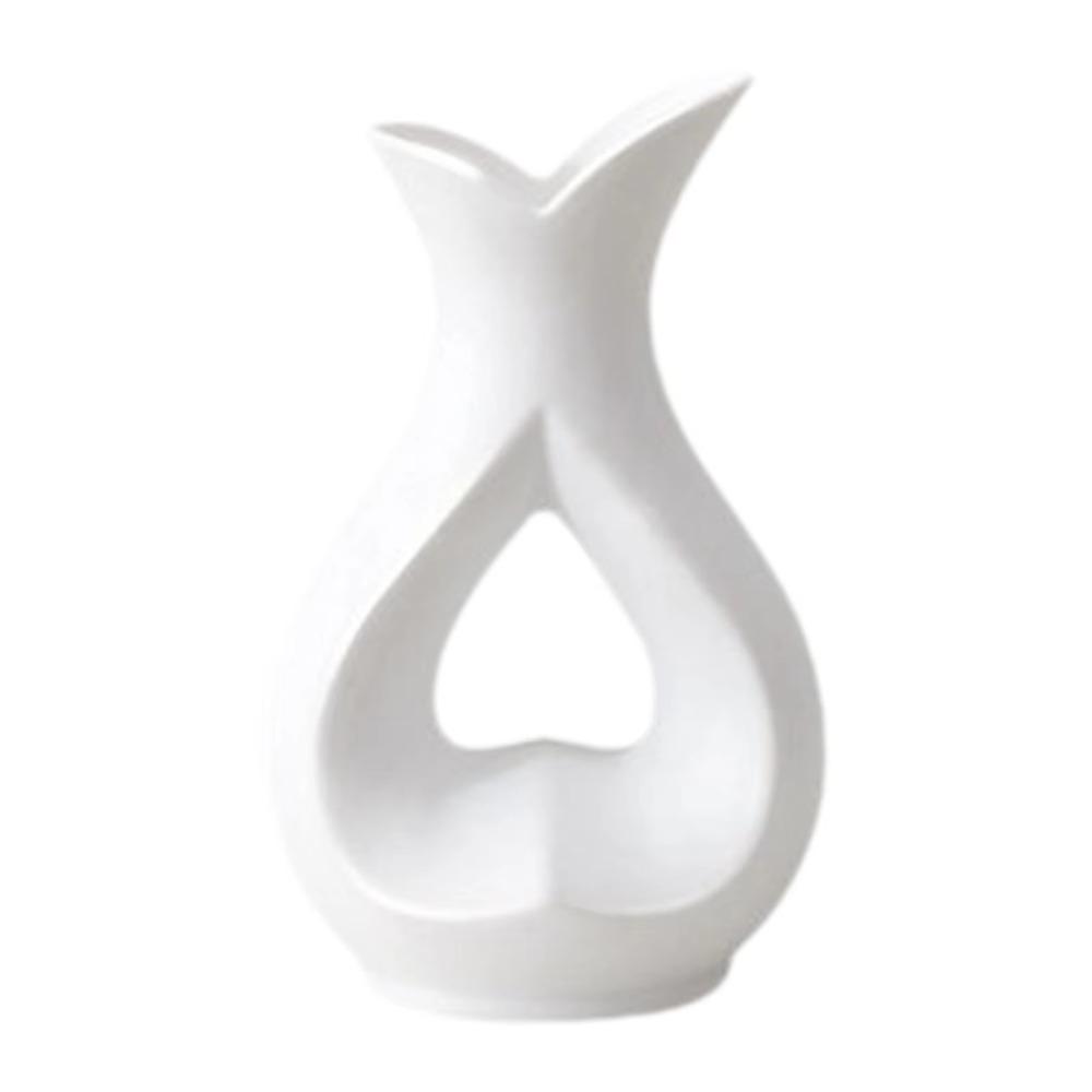 Handmade Decorative Vase Irregular Shape Table Vase Simple Flower Arrangement Ornament Office