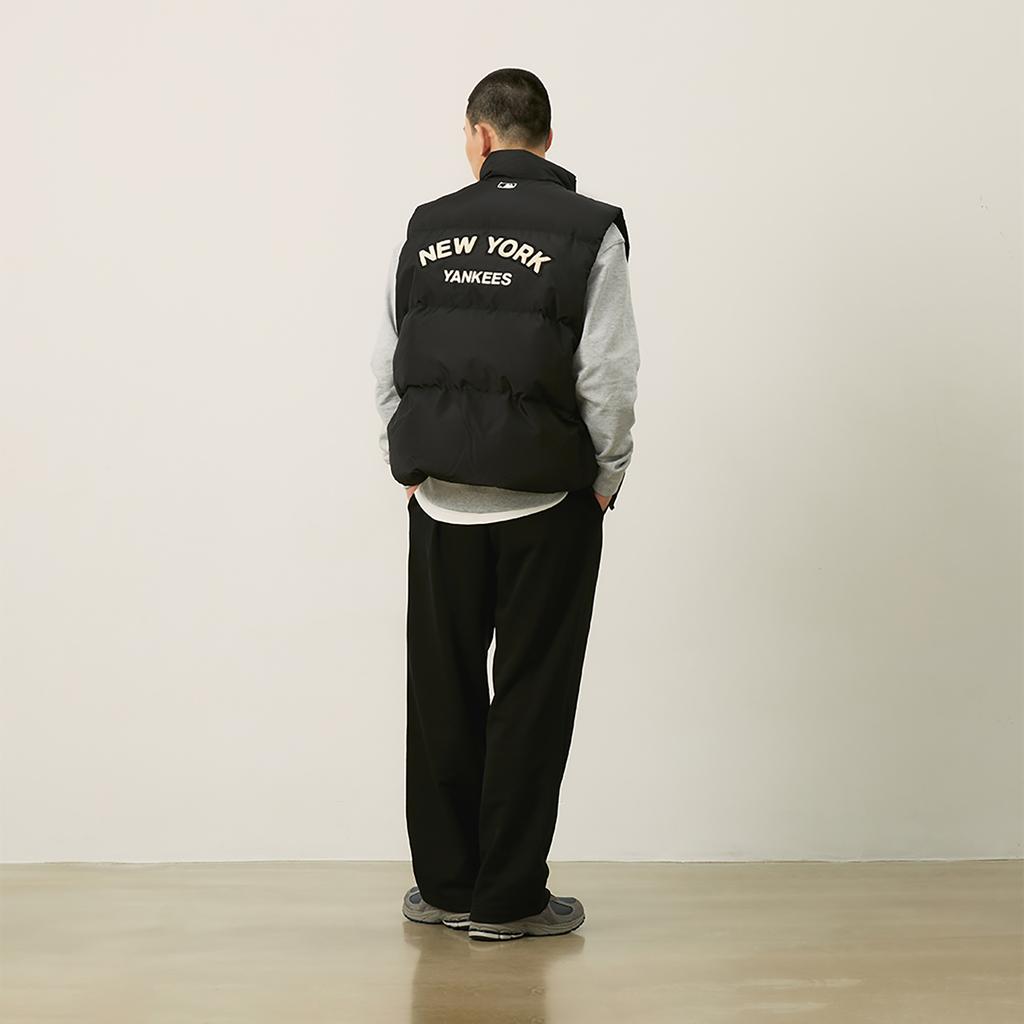 New MLB MLB Preppy Style Collection New York Yankees FW24 Vest Unisex Black 3ADVV1046-50BKS