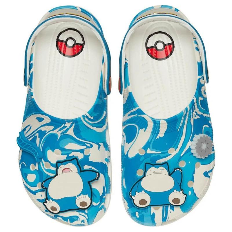 Crocs Классические клоги унисекс сине-белые модные клоги с круглым носком 210245-90H