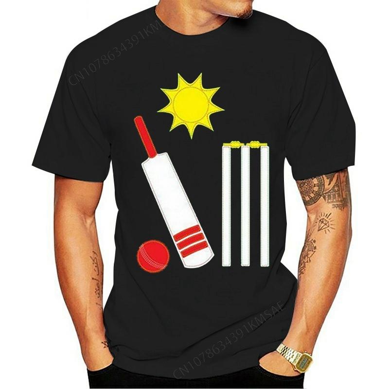 Cricket Bat & Ball Kids T-Shirt Classic Unique Tee Shirt Design For Men Women