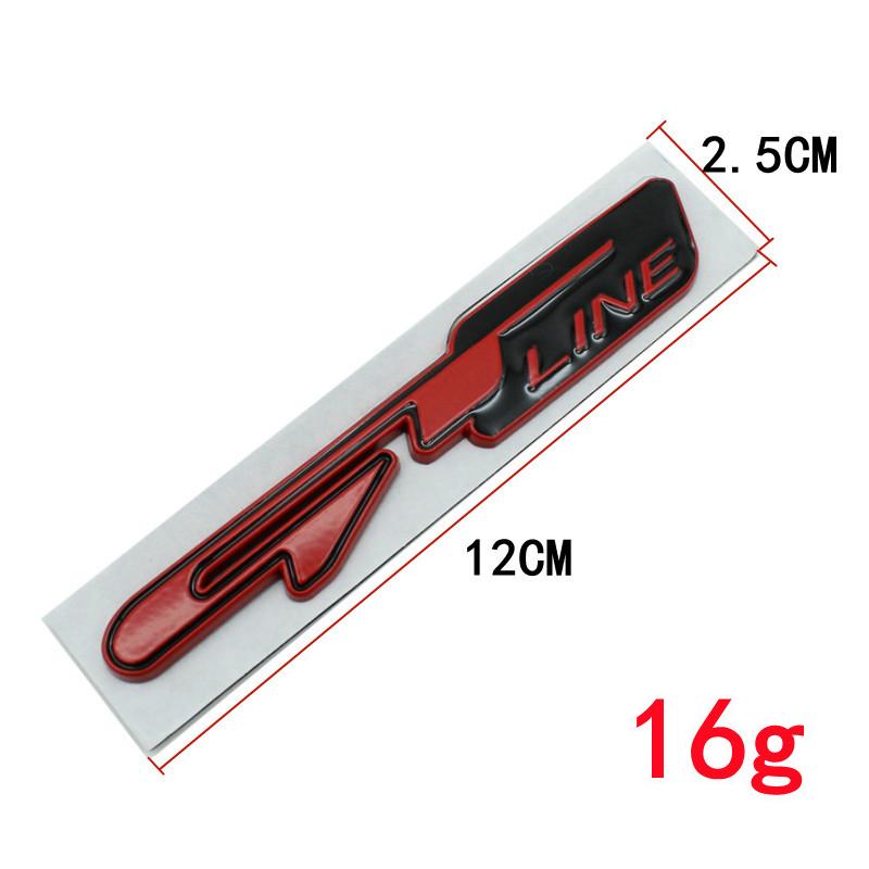 Автомобильная наклейка GT Line, значок-эмблема для Peugeot GT 308 508 3008 5008 KIA Forte Optima Picanto Stinger Sorento Renault Clio