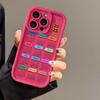 Применимо к iPhone17promax2026 черный буквенный календарь чехол для мобильного телефона 15/16 новый 12 мелких отверстий 17 всесторонний 14