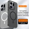 Роскошная гофрированная полоса для MagSafe магнитный чехол для телефона для OPPO Find X9 Pro X8 X7 Ultra X6 Колпачок Ударопрочный Матовый морозный чехол
