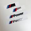 NAZF2 For BMW 1 3 5 7 Series M Performance Emblem M3 M5 X1 X3 X5 X6 E46 E36 Rear Luggage Compartment Logo Sticker Metal Sticker M Logo