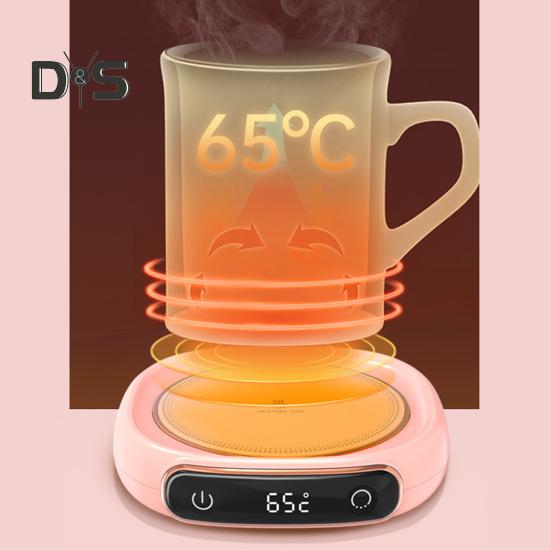 Подставка под кофейную кружку с термостатом и 3 температурными режимами. Нескользящая конструкция. Автоматическое отключение. Подогреватель для кофейной кружки.