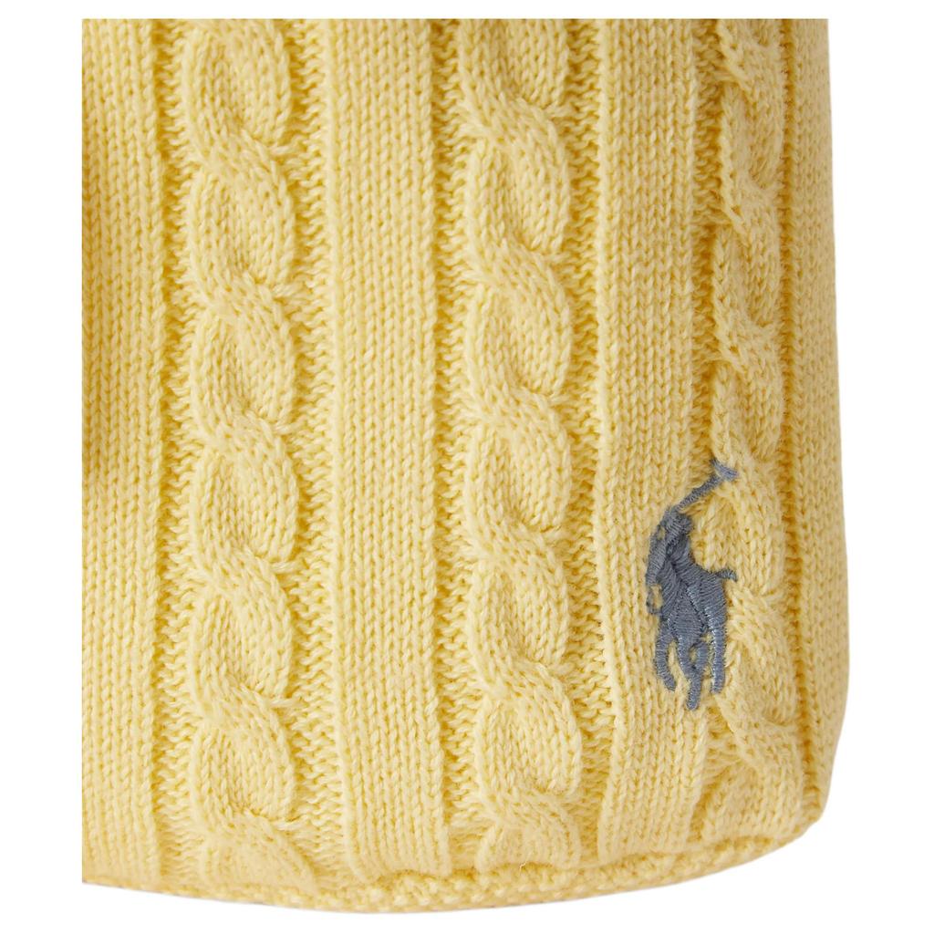Polo Ralph Lauren Вязаный меланжевый мешок-ведро с кулиской, легкий, с драпировкой, хлопковый, детские сумочки, желтый 313B23037003TBIRDYELLOW