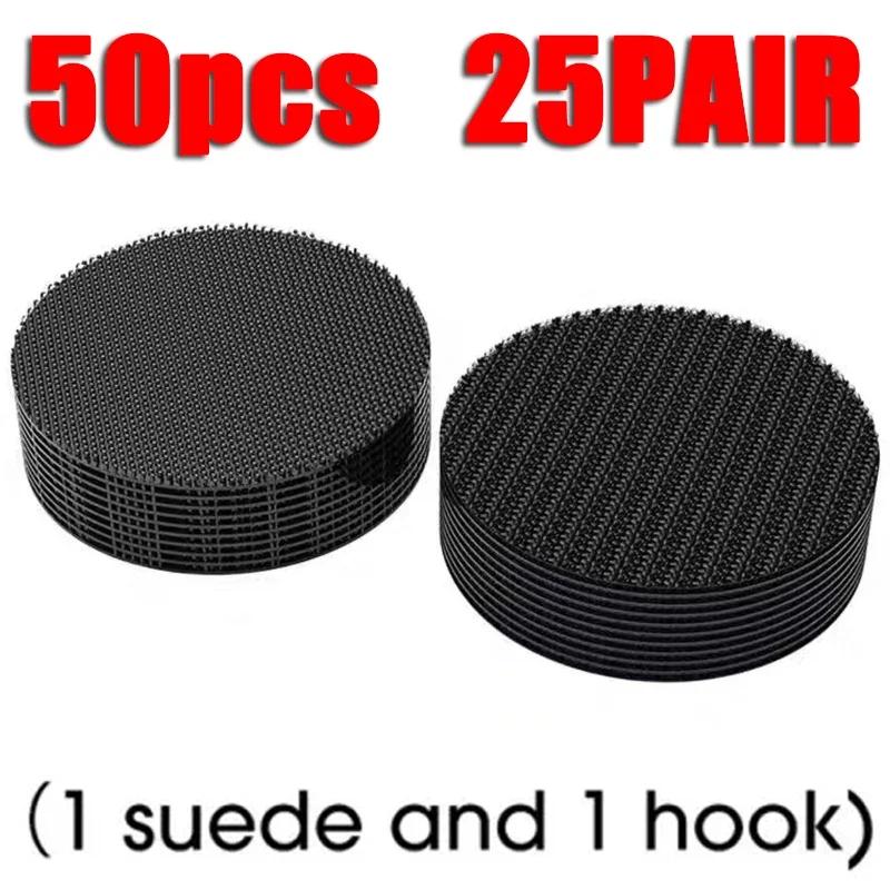 2-50 шт. наклейки для фиксации коврика, универсальные самоклеящиеся застежки для автомобильных ковриков, липкая лента для ковров для BMW X3 X5 Mercedes Benz