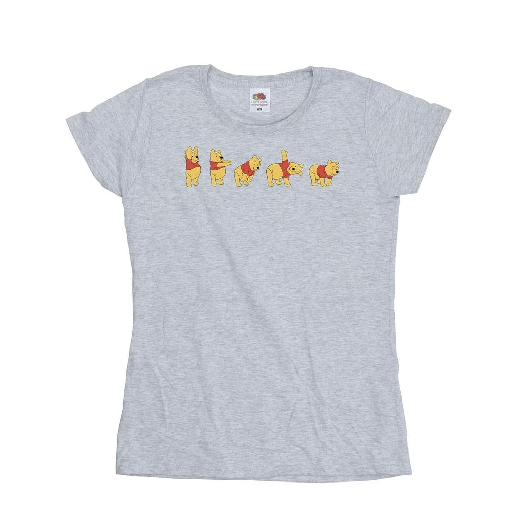 Disney Womens/Ladies Winnie The Pooh Stretching Cotton T-Shirt
