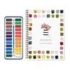 Yousheng Watercolor Workbook 24 Colors Watercolor Painting Set with Brushes Spiral-Bound Water Coloring Book Art Craft Gifts for Beginners