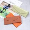 1 шт. Коробка для солнцезащитных очков Складная ПУ Водонепроницаемая Сильный магнит Чехол для очков Однотонный Портативная Защитная сумка-органайзер для очков