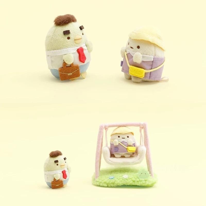 Кавайные плюшевые игрушки Sumikko Gurashi Брелоки Смена наряда Серия Парк развлечений Мультяшные Сумикко Гураши Сумки Украшения Подвески