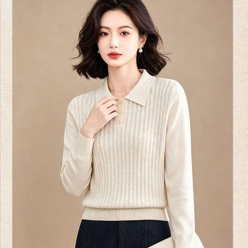 EST+II Vintage Cable Knit Half-Button Sweater