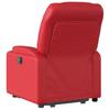 Recliner with Rising Function Red PU Leather