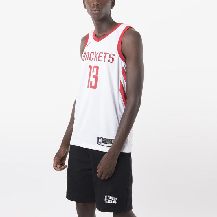 Nike NBA James Harden Association Edition Swingman Джерси Мужские топы Белый 864419-100