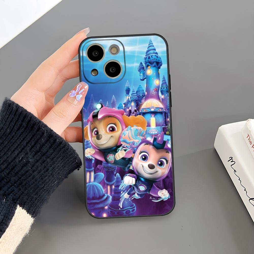 Мультяшные лапки Человек-патруль Чехол для телефона Для iPhone 16 Plus 15 14 Pro Max 13 Mini 11 12 Xr X Xs 6 7 8 SE Plus Задняя крышка