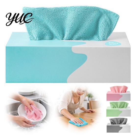 Reusable Cleaning Wipes for Countertops Pull-out Lazy Cloth, Thickened Non-woven Fabric Disposable Rags, Grease Removing Kitchen Cloth Absorbent