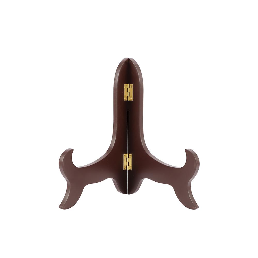 Durable Picture Decorating Base Home Decor High End Photo Plate Holder Display Stand Wooden Bracket Picture Frame Holder