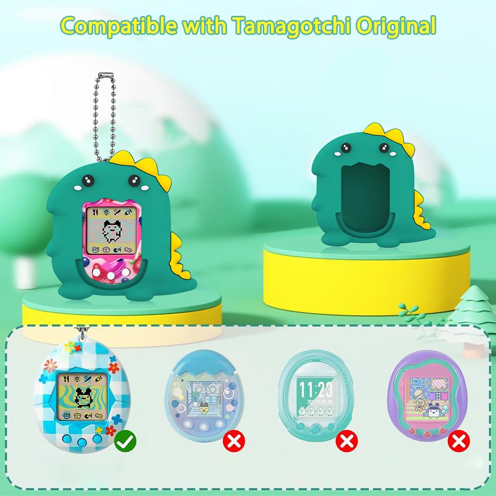 Силиконовый чехол для Tamagotchi Original Защитный чехол Крышка Корпус Защита от царапин Мягкая кожа со шнурком Чехол для переноски Аксессуары