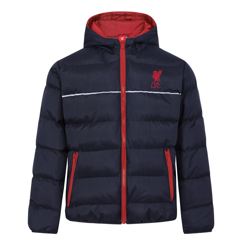 Liverpool FC Boys Crest Quilted Jacket