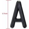 Letters for Felt Letter Boards, 300 Pieces Including Characters, Numbers & Symbols 0.7 Inch for Changeable Plastic Message Boards (Black)