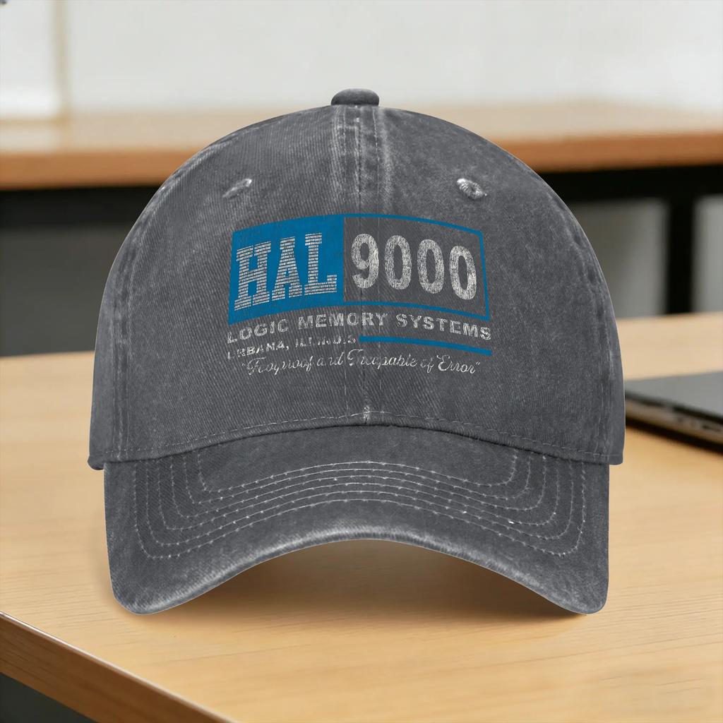 Space Odyssey Washed Baseball Cap HAL Worn Streetwear Sun Trucker Hat Spring Unisex Unisex Running Hippie Snapback Cap