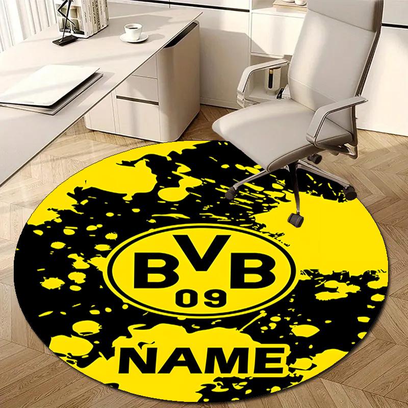 Personalized B-BVB Round Chair Office Rug - Perfect for Mat, Office Chair & More - Ideal Gift for Birthdays and Holidays