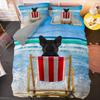 Bulldog Bedding Set Pet Animal Dog Duvet Cover For Kids Adult Bedclothes Covers Comforter Sets Cute Bed Sheets
