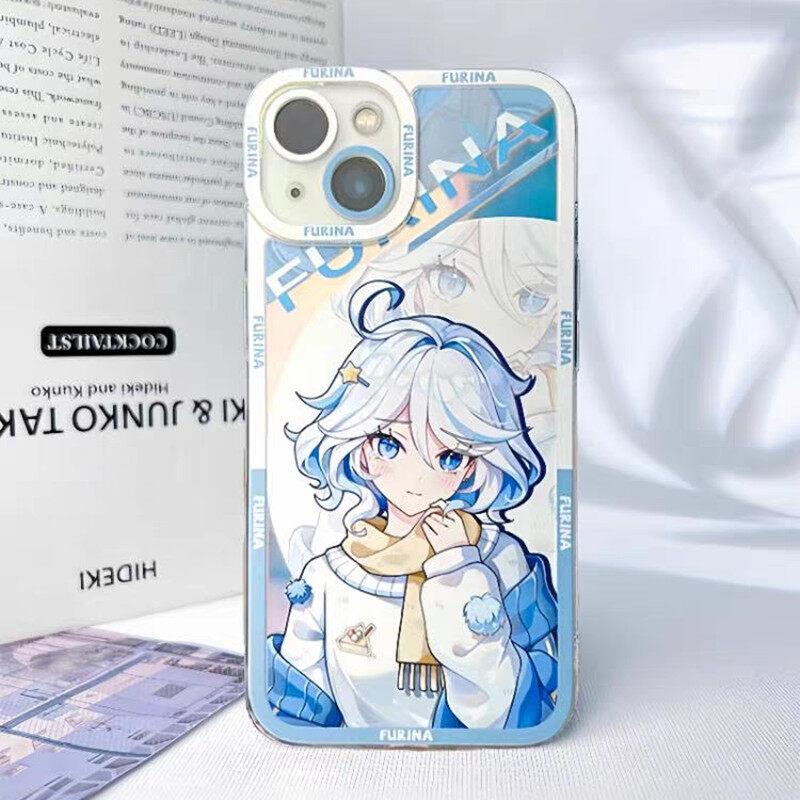 Чехол для телефона Genshin Impact для Samsung S25 S24 S20 S21 S22 S23 Plus Ultra S20 S21 S23 FE A16 Странник Невлетт Фурина