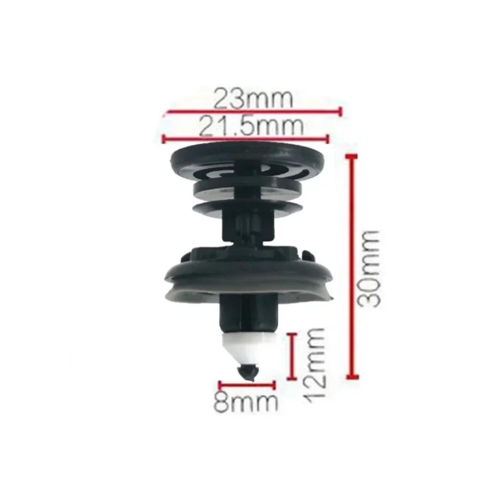 New 100pc Interior Door Trim Panel Card Clips Car Rivets Fasteners 7L6868243 For ADDY GOLF PASSAT TOUAREG T5 Porsche 911 A1 A4
