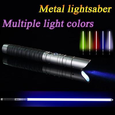 Металлическая ручка RGB Lightsaber Light Saber Toys Sword De Luz Kpop Lightstick Brinquedos Espada Laser Battle Luminous Sword Toy