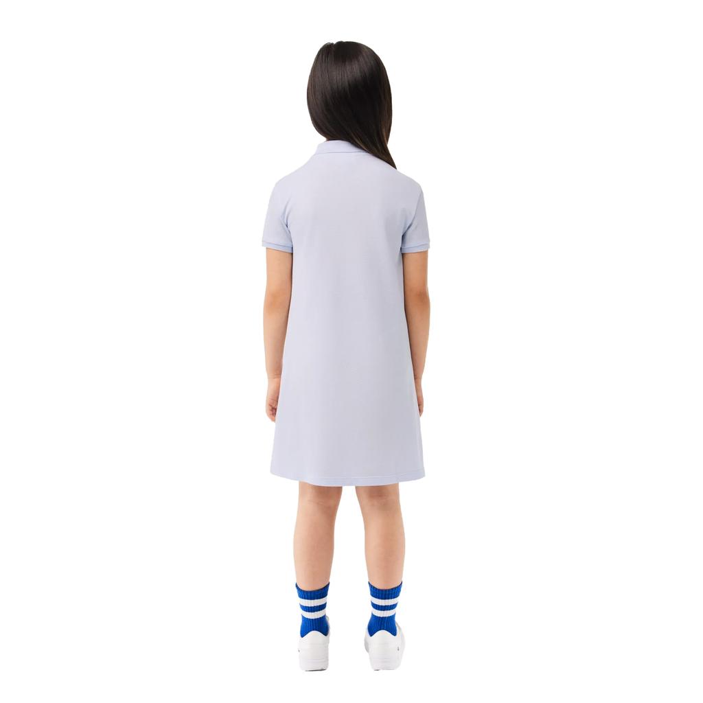 Lacoste Girls Crocodile Pique Dress