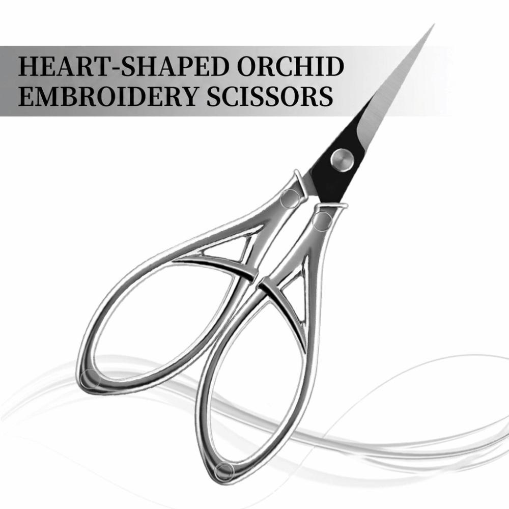 Ergonomic Grips Embroidery Shear Sharp Tailor Scissors Sewing Tool Craft Scissors Trimming Thread