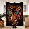 Charizard VS Blastoise Print Blanket - Soft & Comfortable, for Bedroom, Travel, Sofa, Home Decoration - Birthday Christmas Gift for Friend