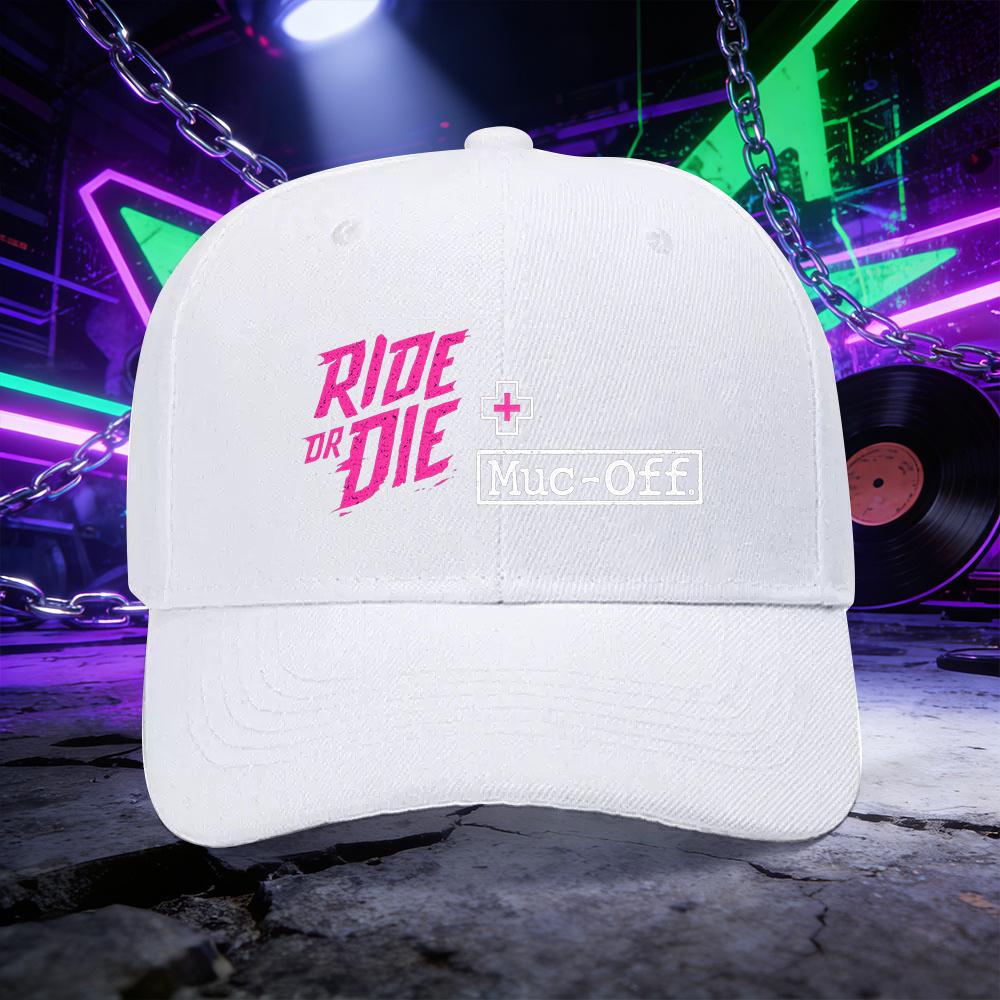 RIDE OR DIE MUCOFF Print Maoqing Baseball Cap  Unisex Lightweight Suitable for Couples Outdoor Sports  Music Festivals Tren
