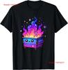 Dumpster Fire Galaxy Kawaii Cute Cosmic Flames T Shirt Vintage Washed Designer Clothes Unisex Top For Everyday Wear Casual