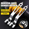 1/2 шт. Ключ для угловой шлифмашины Многоспецификационная интеграция Регулируемый штифтовой ключ с вращающимся штифтом Универсальная посадка Ручной инструмент