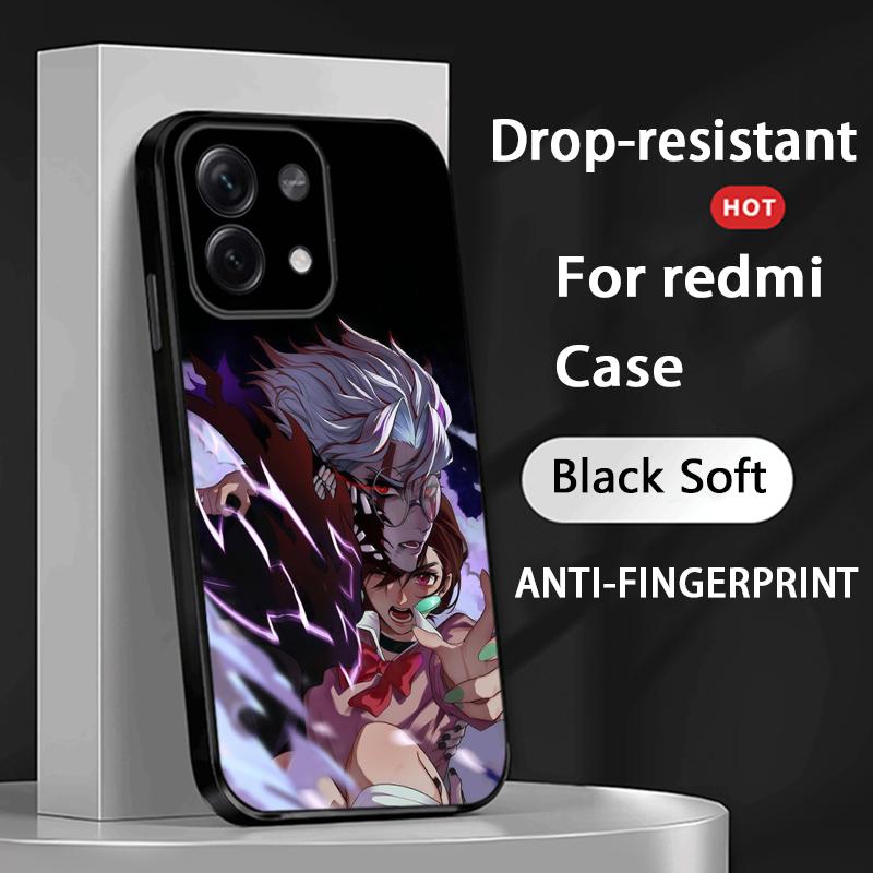 Горячий аниме-дизайн Dandadan Чехол для телефона Для Redmi Note 14 13 12 11 Pro Plus S 5G 14C A3 Мягкий черный чехол для телефона