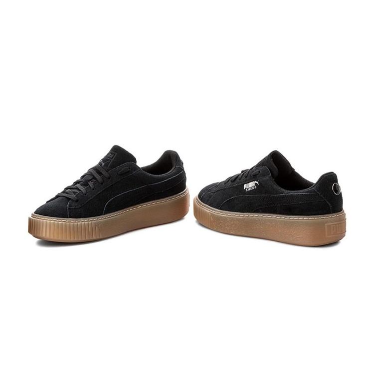 (GS) PUMA Platform Jewel 'Black Gold' Kids' 365131-03