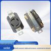 XIONGDA NEMA L15-30R 125-250V Промышленная розетка с защитой от выдергивания, четырехконтактная