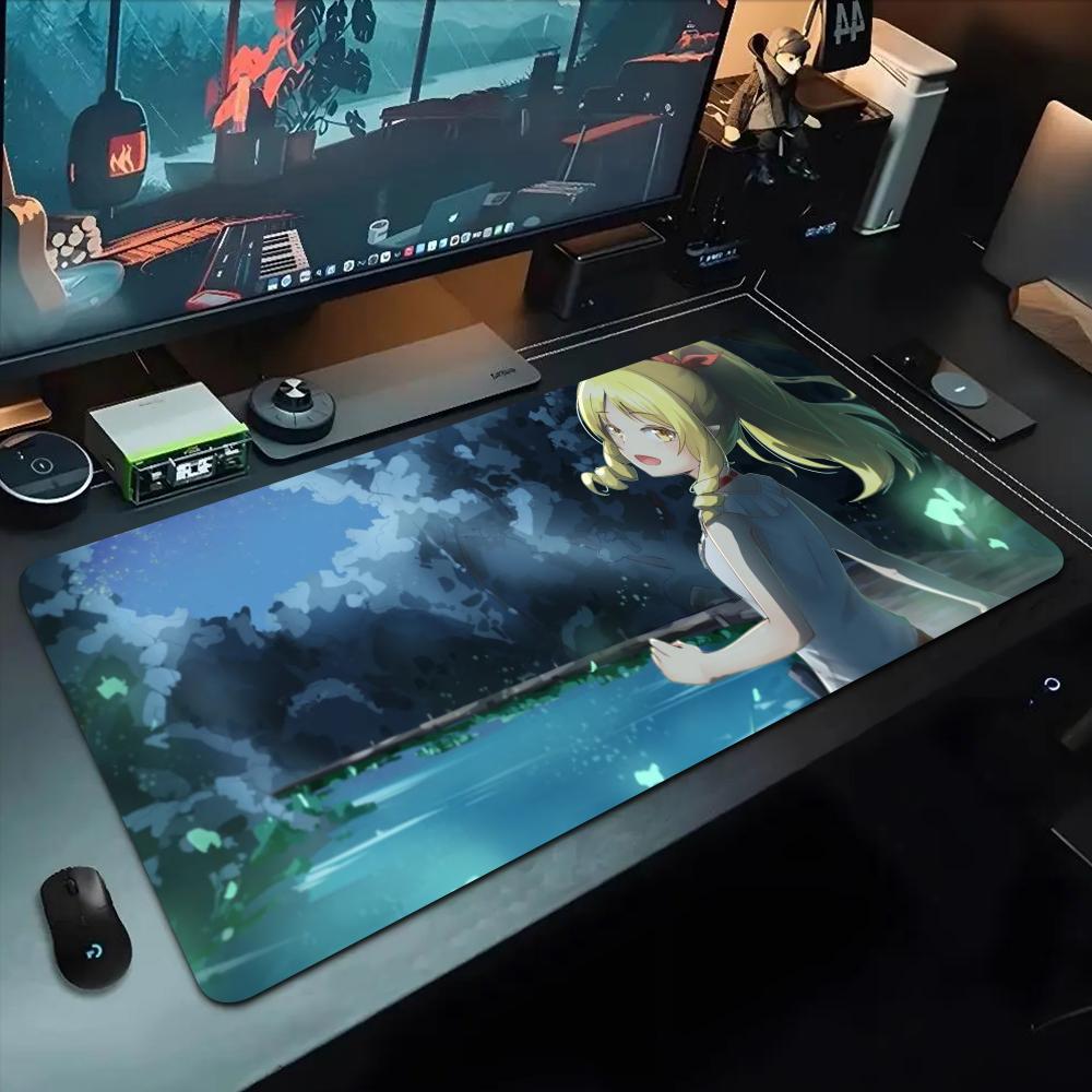 Yamada elf Коврик для мыши 500X1000 мм Большой игровой коврик для мыши Геймерский XL Резиновый Отаку Подставка под клавиатуру Настольный коврик для ноутбука
