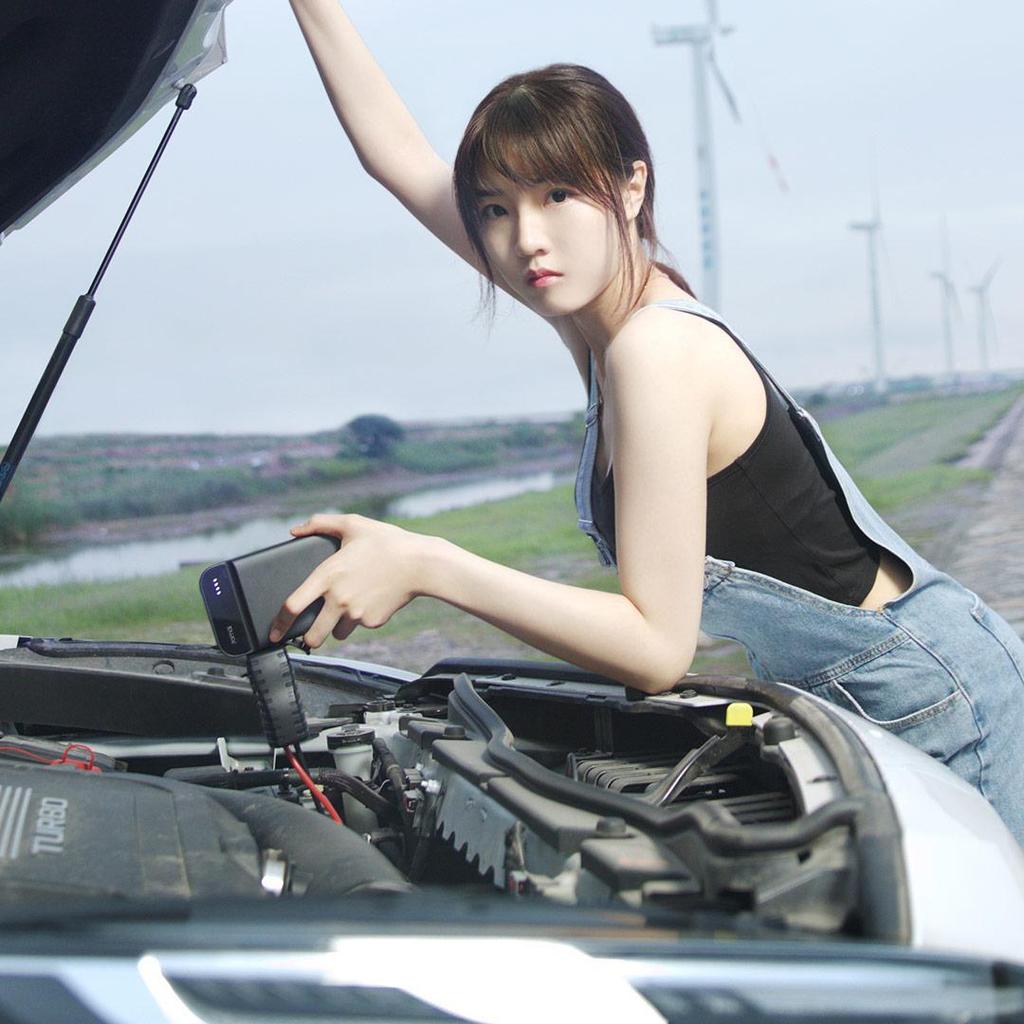 Xiaomi Mijia 70mai Jump Starter 70Mai автомобильный пусковой пусковой аккумулятор Power Bank автомобильный стартер Auto Buster Car Emergency Booster запуск двигателя