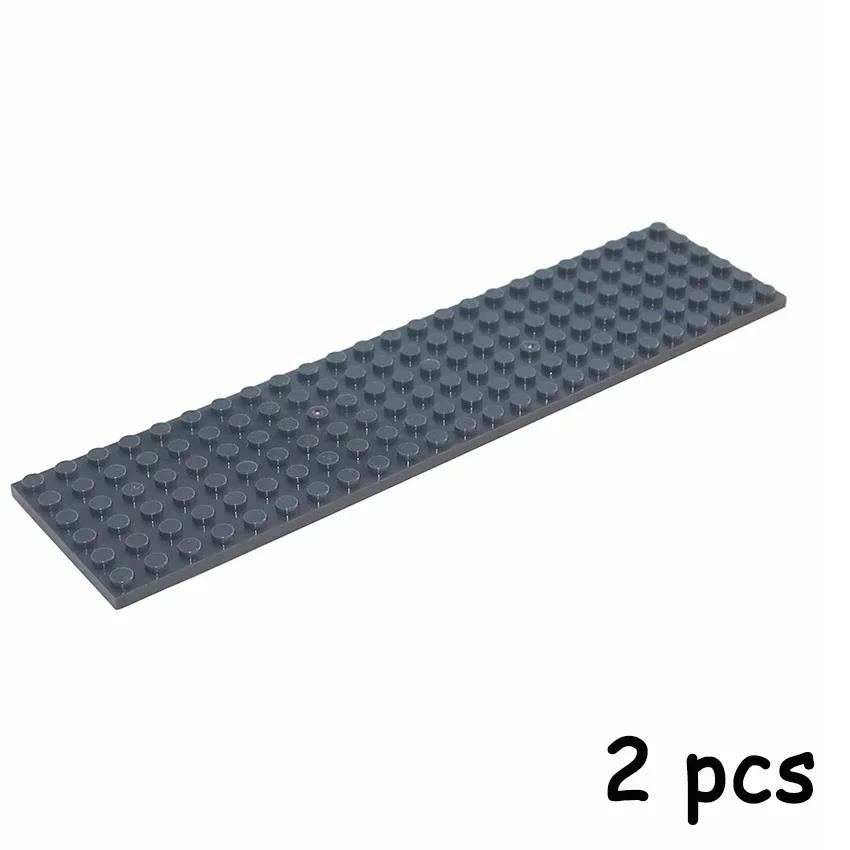 Size 6x24 Dot Plate 2PCS 3026 MOC Assemble Particles DIY Building Blocks 6*24 Figures Bricks Educational Creative Toys