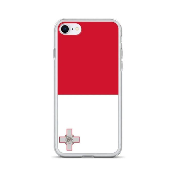 Coque iPhone - Malte - Drapeau - Souple - Design Fin Et Léger - Compatible iPhone 6 Plus