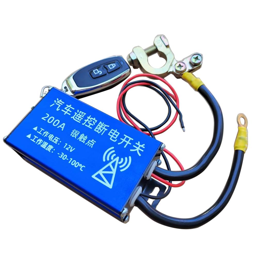 Remote Battery Disconnect Switch for Car Auto Truck, 12V 200A Battery Kill Switch,Remote Control Kill Switch