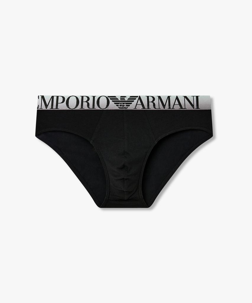 EMPORIO ARMANI UNDERWEAR Мужские Трусы с Градиентом и Большим Логотипом_Черный 0816111015